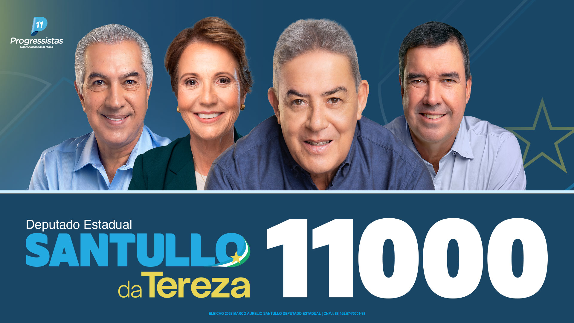 Santullo da Tereza - Deputado Estadual 11000